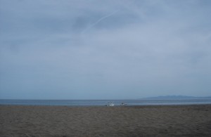 Bay view from beach