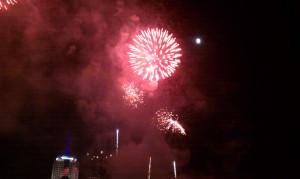 The fireworks show was impressive