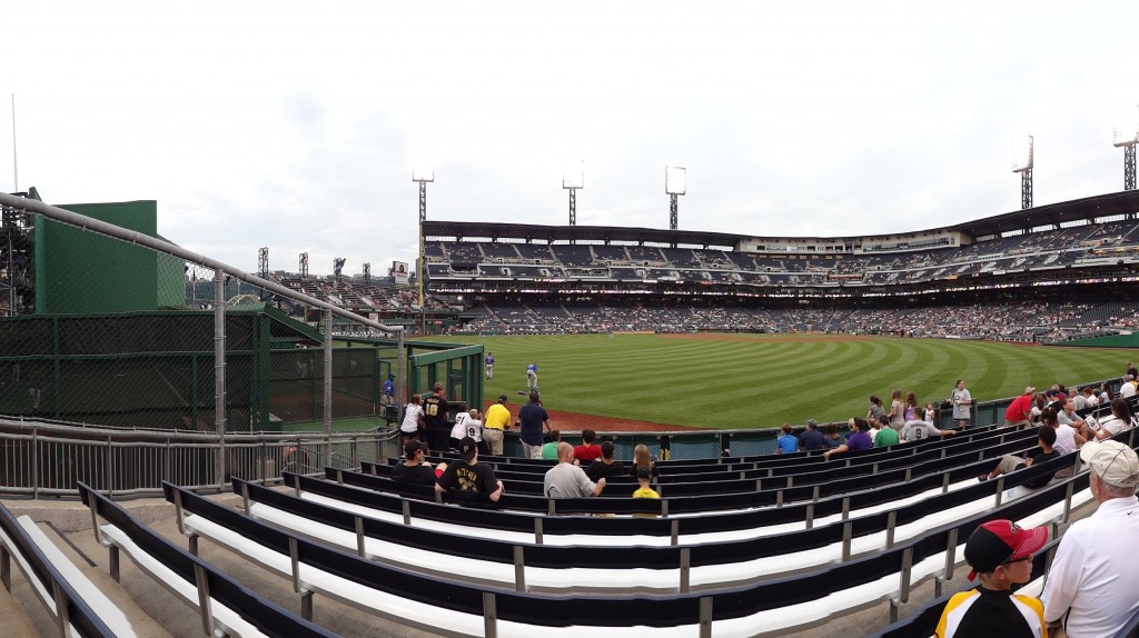 PNC Park panorama from the outfield bleachers
