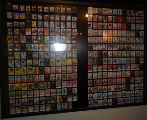 Wall of Steeler football cards